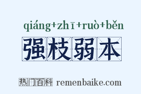 强枝弱本是什么意思的图片